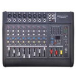 8channels powered mixer