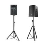 Professional-Heavy-Duty-Foldable-Iron-Speaker-Tripod-Stand-Adjustable-Height-Speaker-Stand